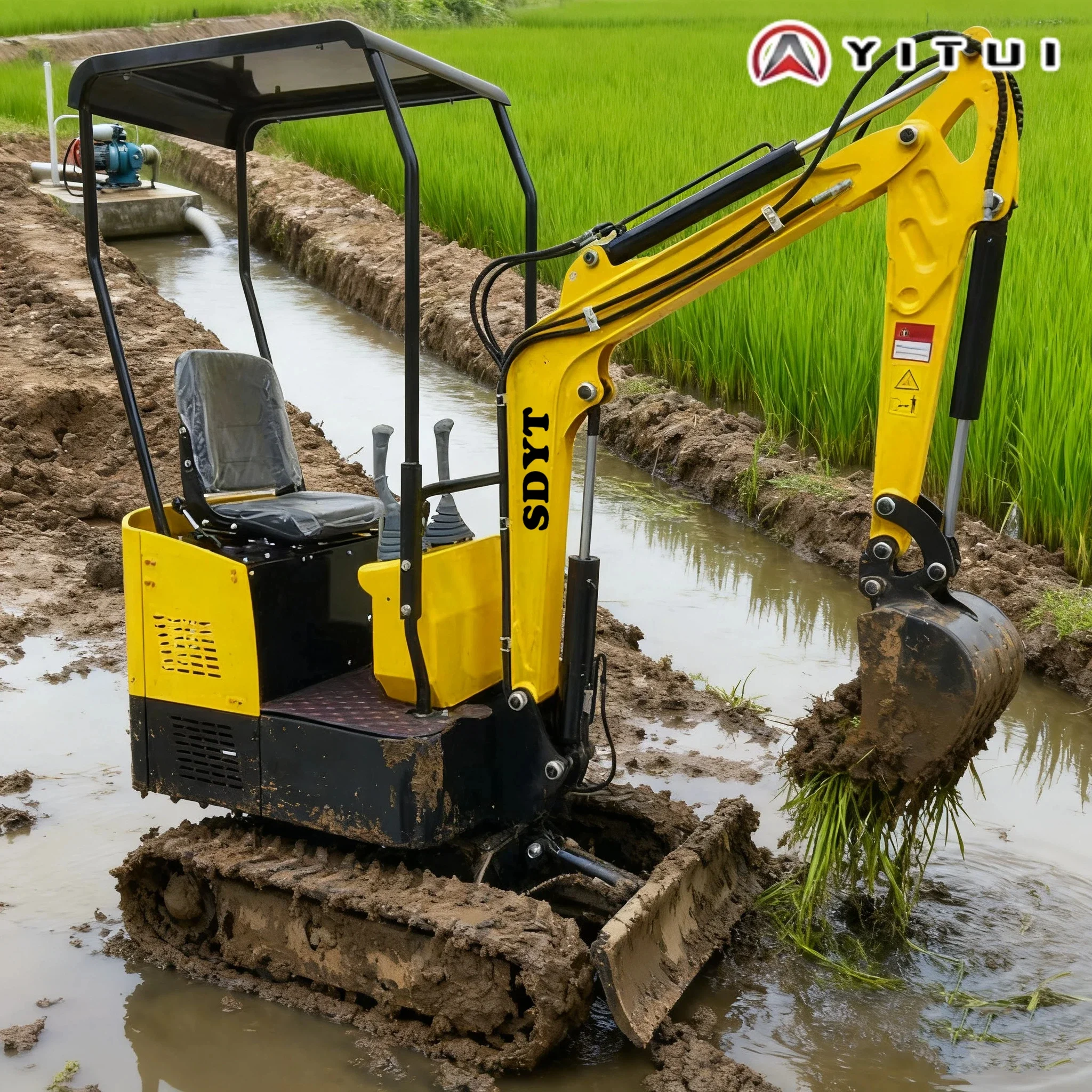 

European Arrival Real Photos 1.5-Ton Customized Mini Excavator With Accessories Kubota Engine Free Transportation