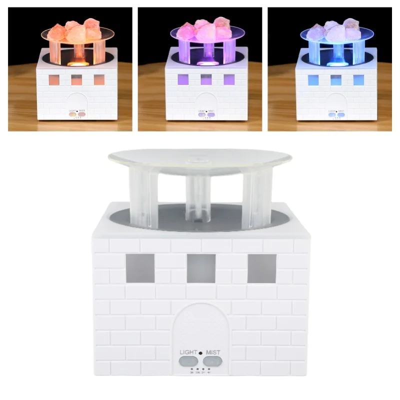 400ml Multifunctional Air Humidifier With Remote Control Colorful Night Light Quiet Sleep Work Meditation Aromatherapy Diffuser