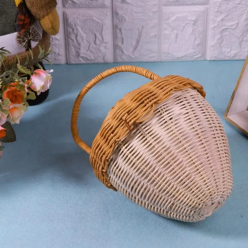 L9NB Panier champignons tissé à main