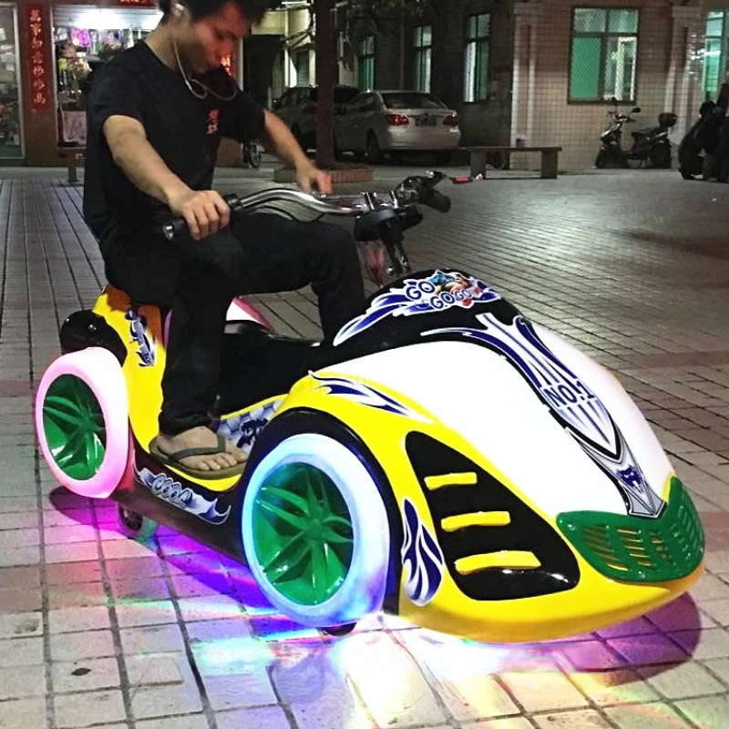 

New Cool Phantom Motorcycle Vajra Moon Amusement Car Dolphin Great White Shark Bumper Car