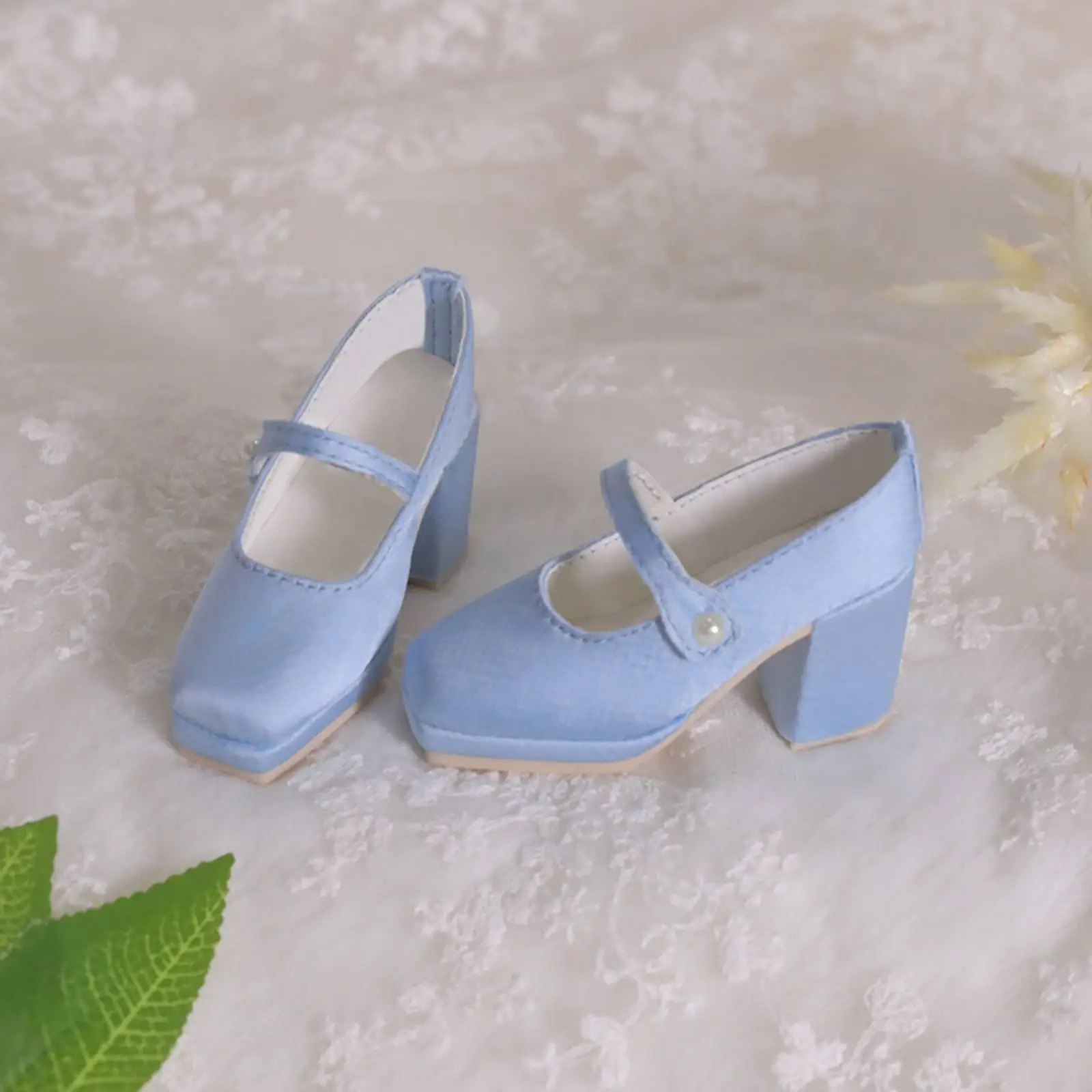 Bjd Doll Heels Ankle Strap Miniature Footwear Functional Buckle
