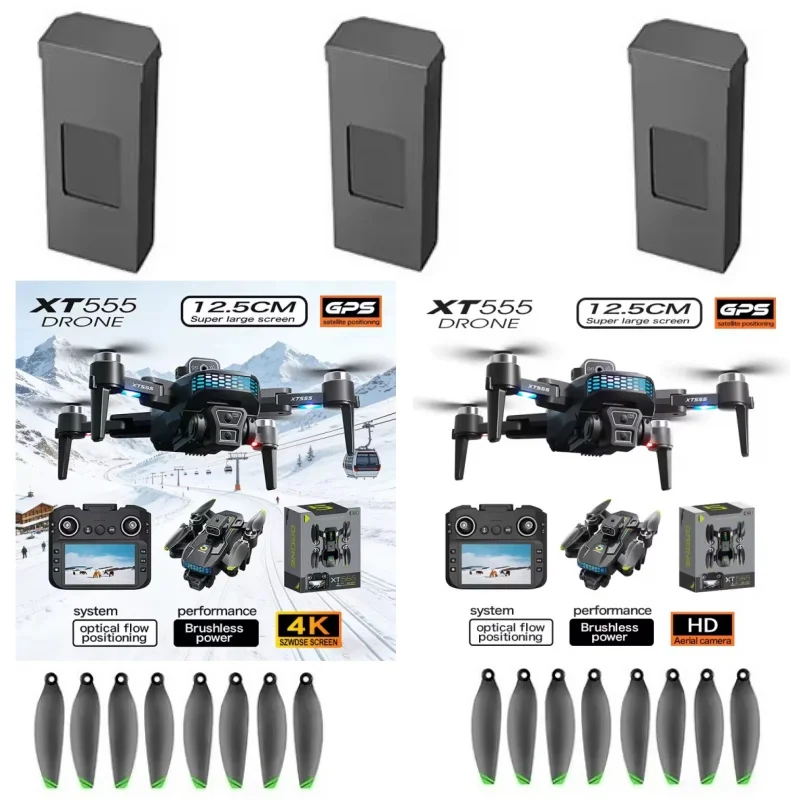 XT555 Screen Drone Battery 3.7V 2000mAh Propeller For XT555 Drone Accessories XT555 Drone Battery XT555 Spare Parts