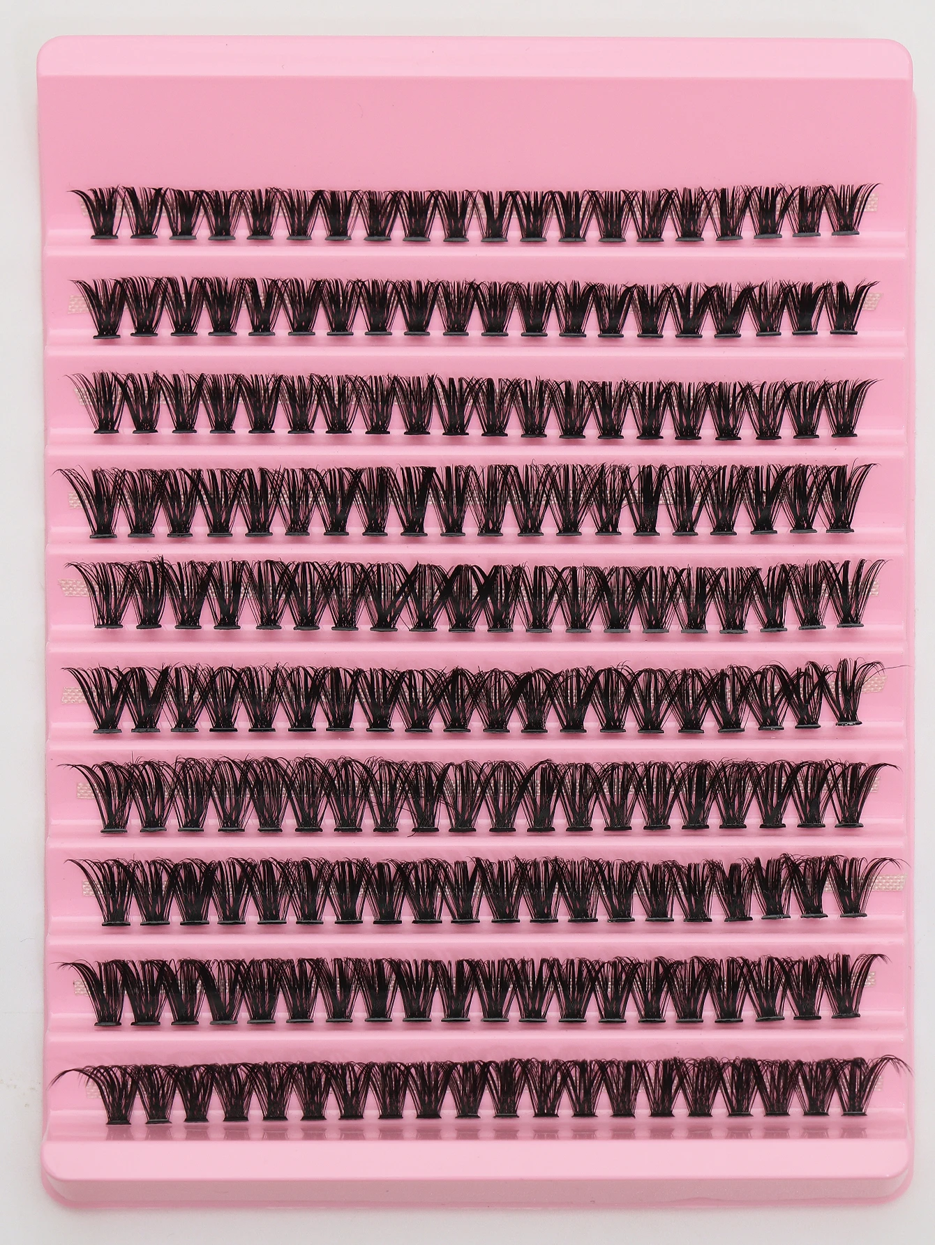 200cluster 11-15MM C curl mix stile Estensione ciglia individuale Ciglia alate Fasci di ciglia segmentate naturali Strumenti per il trucco