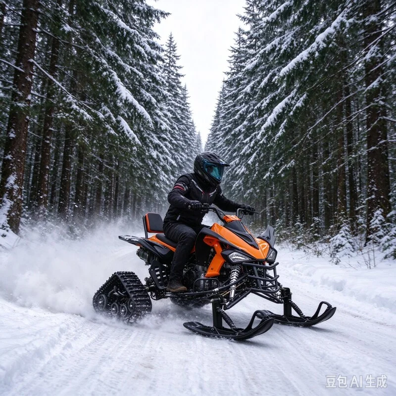 Factory Wholesale High Quality Electric Snowmobile Adult Snow Racing Sled Ski Board Off-Road Beach Vehicle Winter