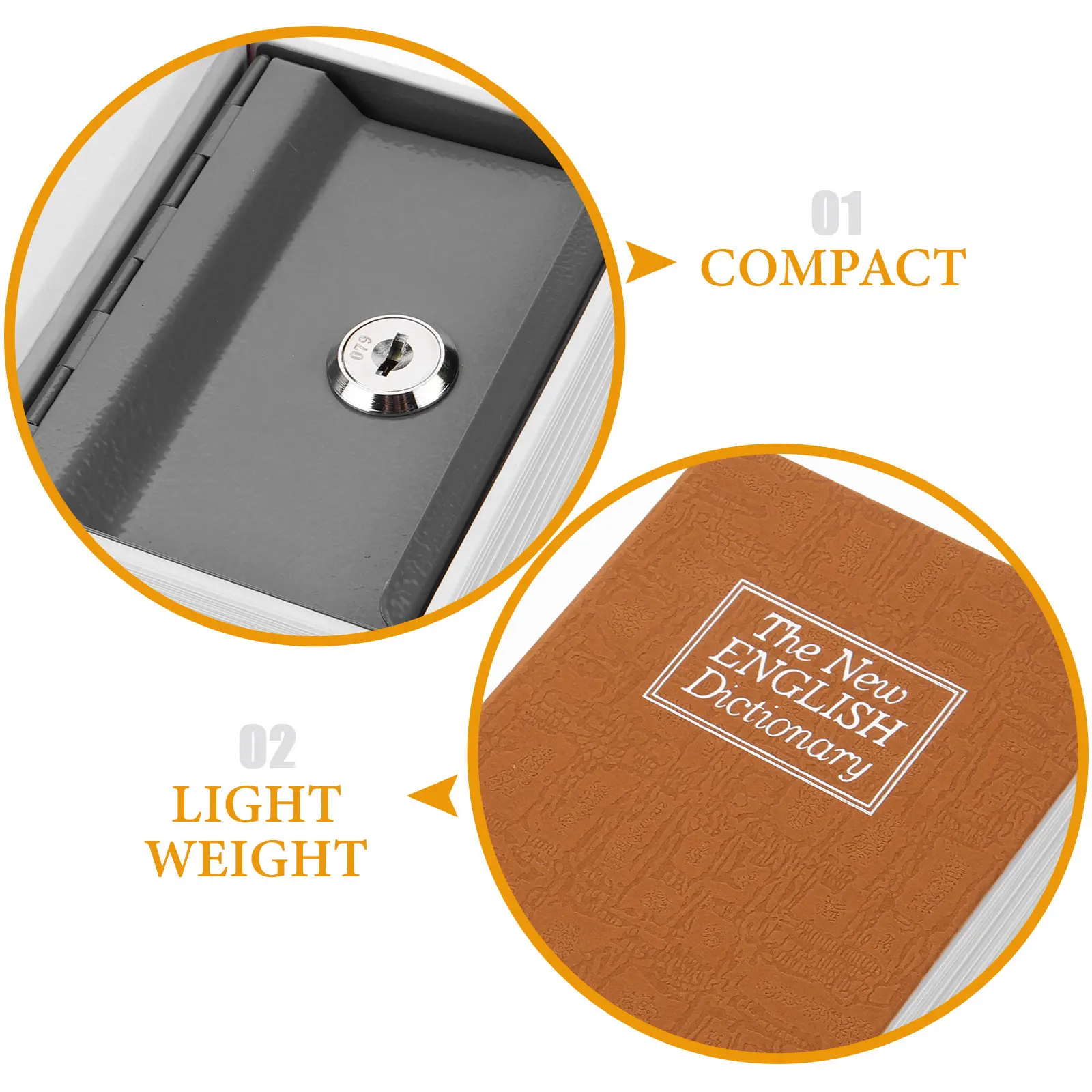 Classical Book-Shaped Money Bank Vintage Style Piggy Bank for Cash Creative Storage Box Safe Lock Adornment Birthday Gift