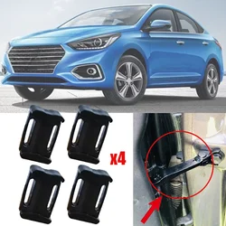 4x For Hyundai i10 i20 Accent Creta Elantra Santa Fe Sonata Verna Tucson Door Check Strap Repair Kit Stopper Damping Clip New