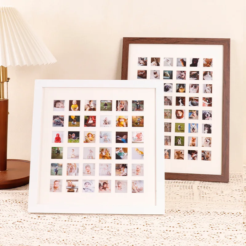 Modern Minimalist Mdf Density Board Photo Frame Couple Picture Stand Wall Hanging Birthday Memorial 9 Decorative Artwork