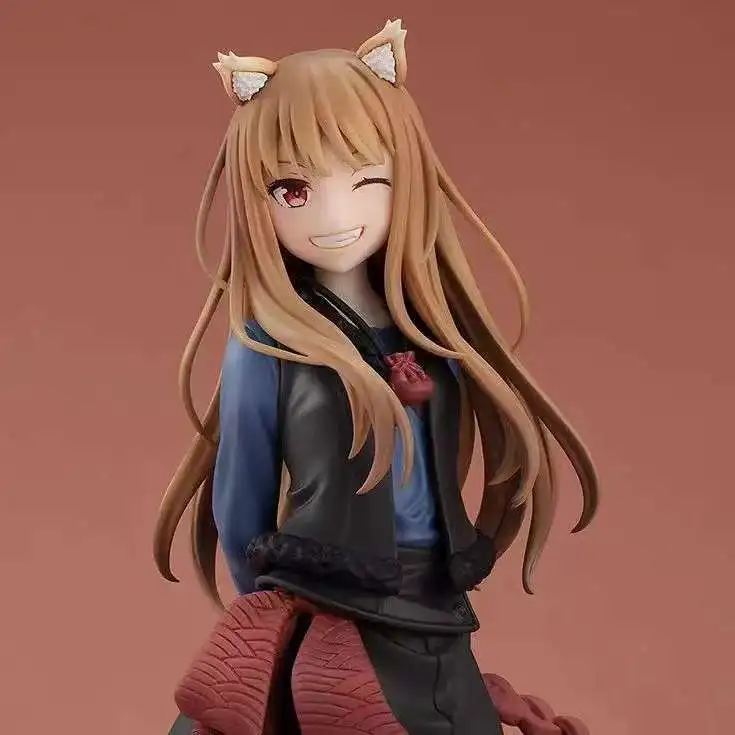 

Action Figure Anime Spice And Wolf Holo Adorable Model Toy Gift For Fans Desktop Display Wolf Girl Statue