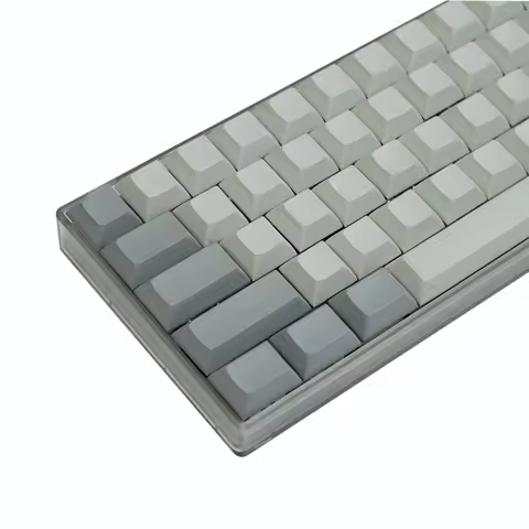 77 Keys Set Black White Grey Mechanical Keyboard Keycap Blank Keycaps Without Charactor Custom Keyboard DSA Profile Keycaps
