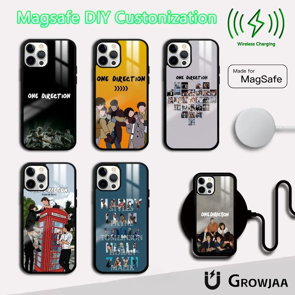 

O-one D-Directions Phone Case For iPhone 16 15 14 13 12 11 Pro Max Plus Mini Magsafe Mirror Wireless Magnetic Cover