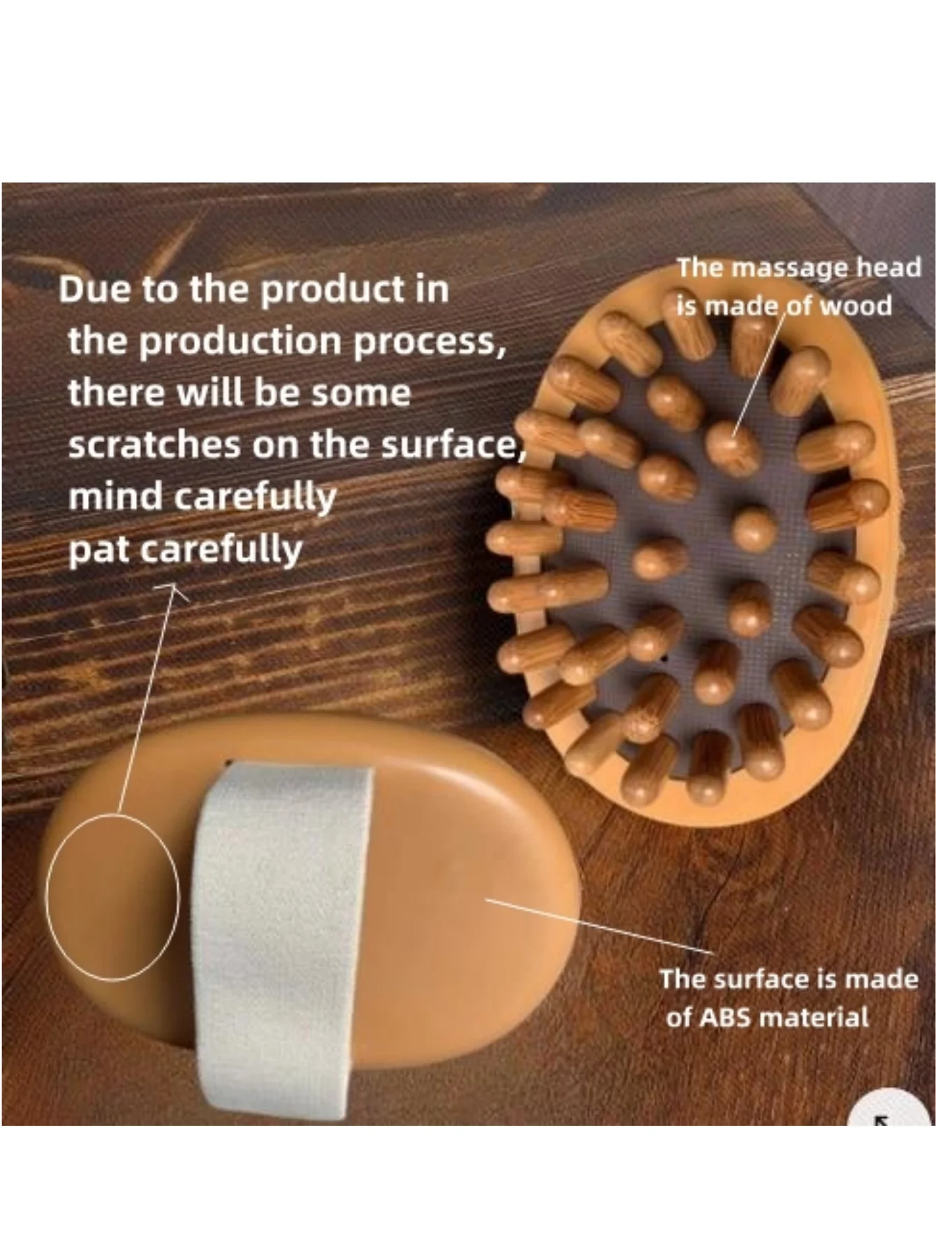 1PCS Body Anti Cellulite Brush Soothing Wooden Essential Oil Spa Air Cushion Massage Hair Comb Scalp Massage Brush Body Massager
