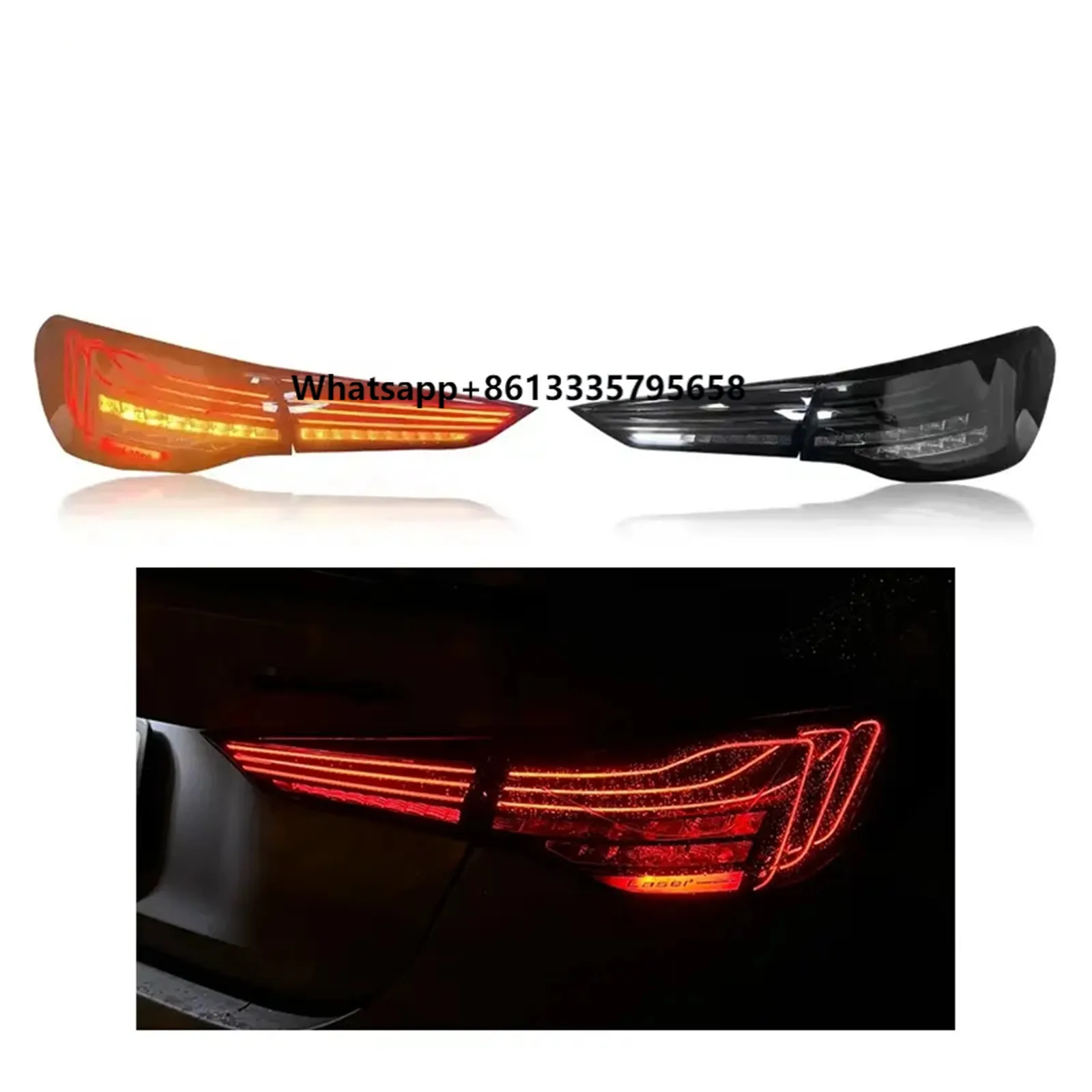 

Pair CSL Style New Taillight Assembly for 4 Series M4 G82 G22 2018-2022 Rear Lamp Tail Lights Car Auto Parts