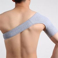 Knitted Compression Shoulder Brace Adjustable Protection Shoulder Support Strap Supportive Structure Breathable