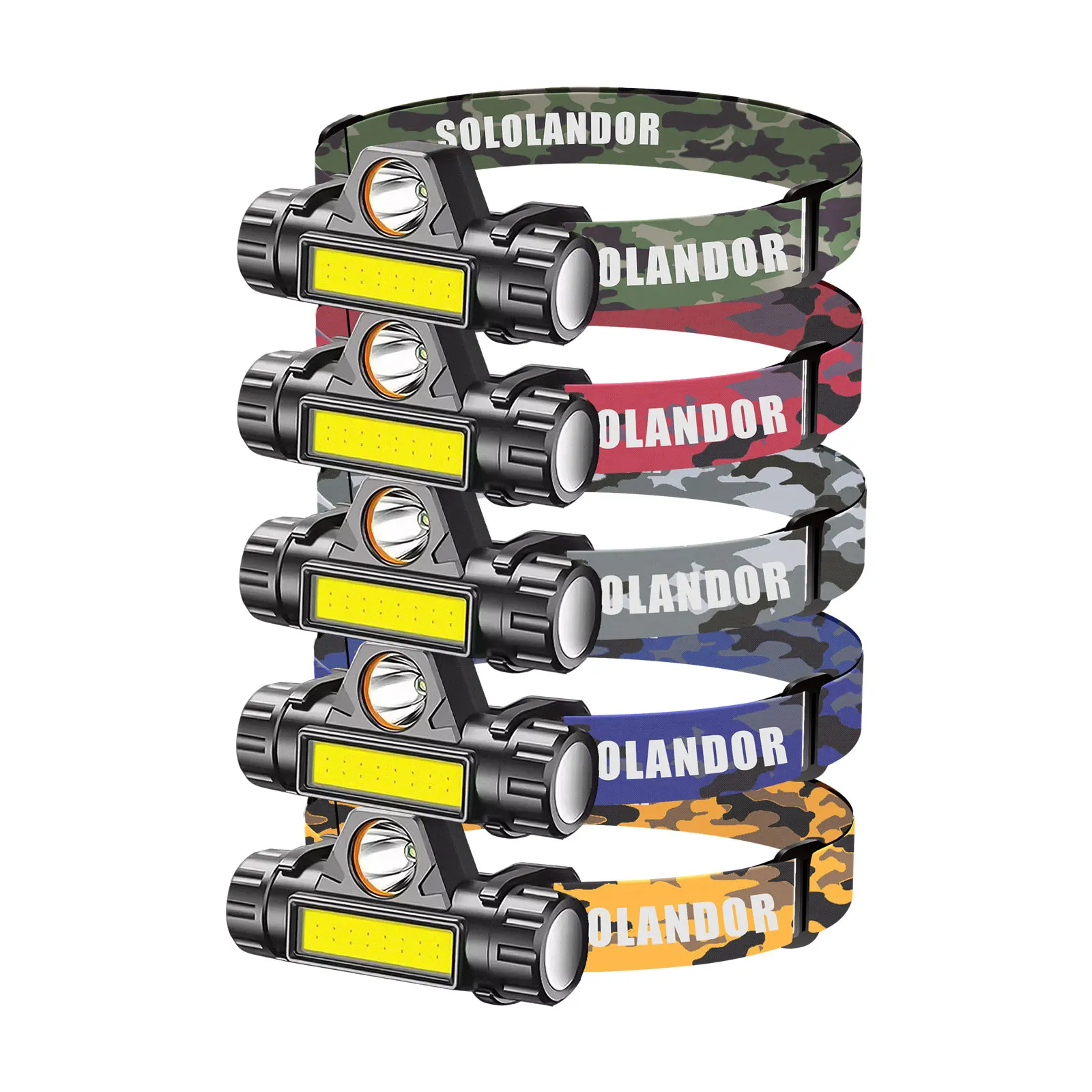 

Led Dimming Headlamp Usb Rechargeable Portable Headlight Built-in Battery Outdoor Light Fishing Lantern Tail Magnetic Head Lamp