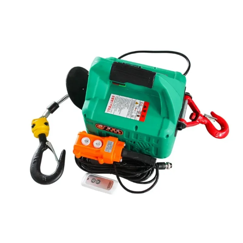 Portable Micro Traction Electric Hoist 110V 230V Small Wire Rope Electric Hoist for Household Lifting Application
