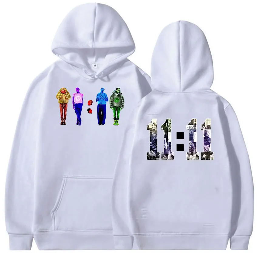 Rapper Chris Brown 11:11 Tour 2024 New Hoodie Men Retro High Quality Fashion Sweatshirt Hip Hop Gothic Clothing Pullover Hooded