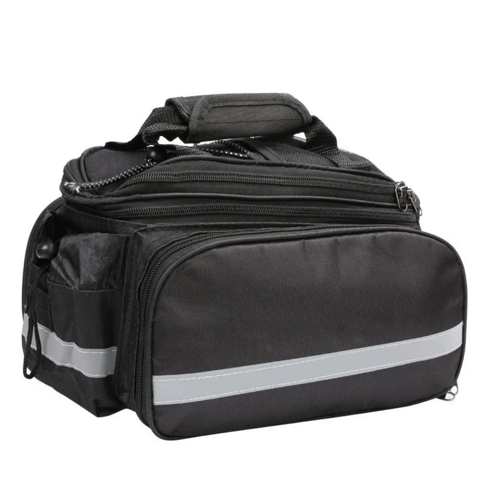 

Long-Distance Mountain Bike Rear Shelf Bag with Rain Cover Large Capacity Backpack Bike Storage Organizer