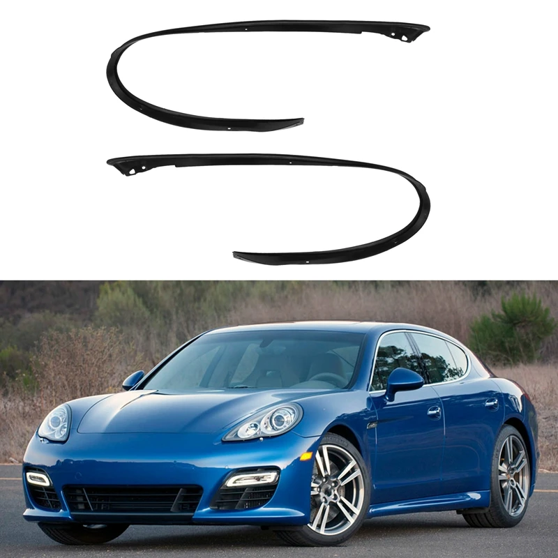 

Car Side Headlight Rubber Sealing Strip Trim Head Light Lamp Decorative Strip For Porsche Panamera 2010-2013