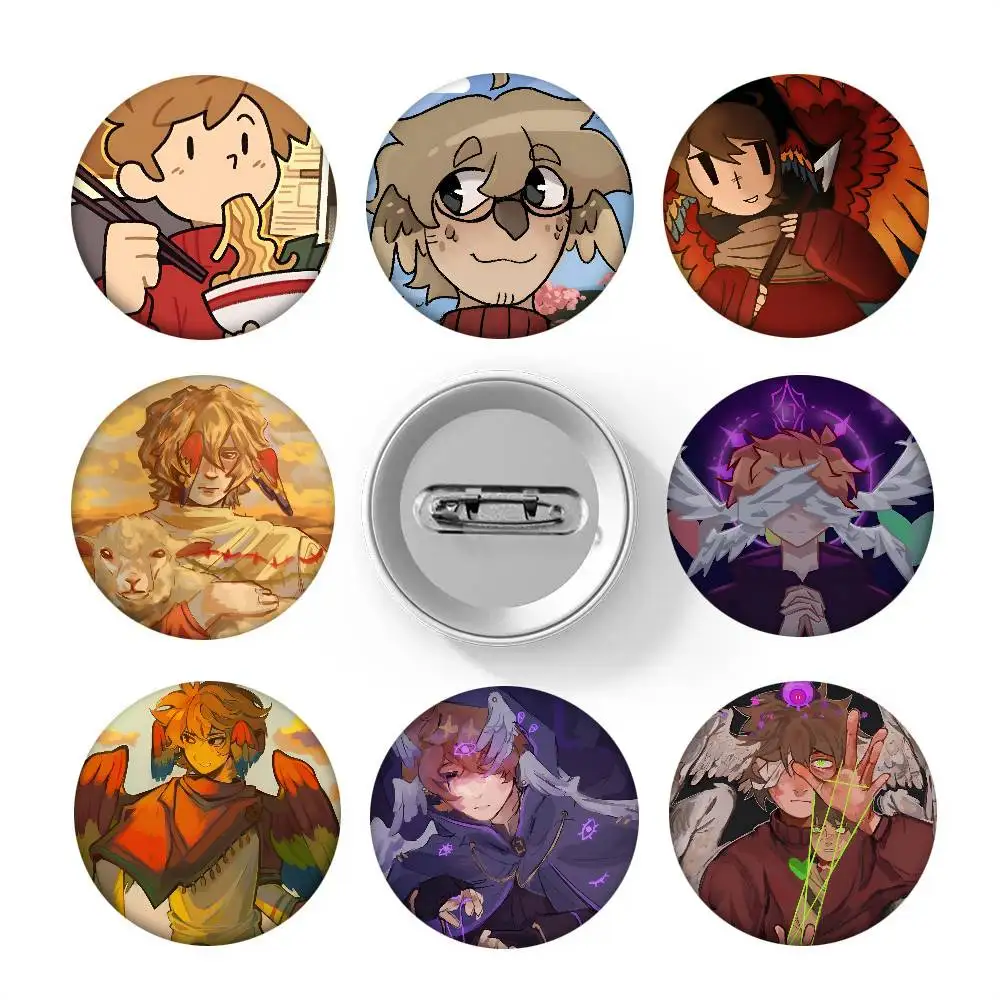 Cartoon G-Grian Round Badges Can Be Used To Decorate Clothes And Backpack Pins