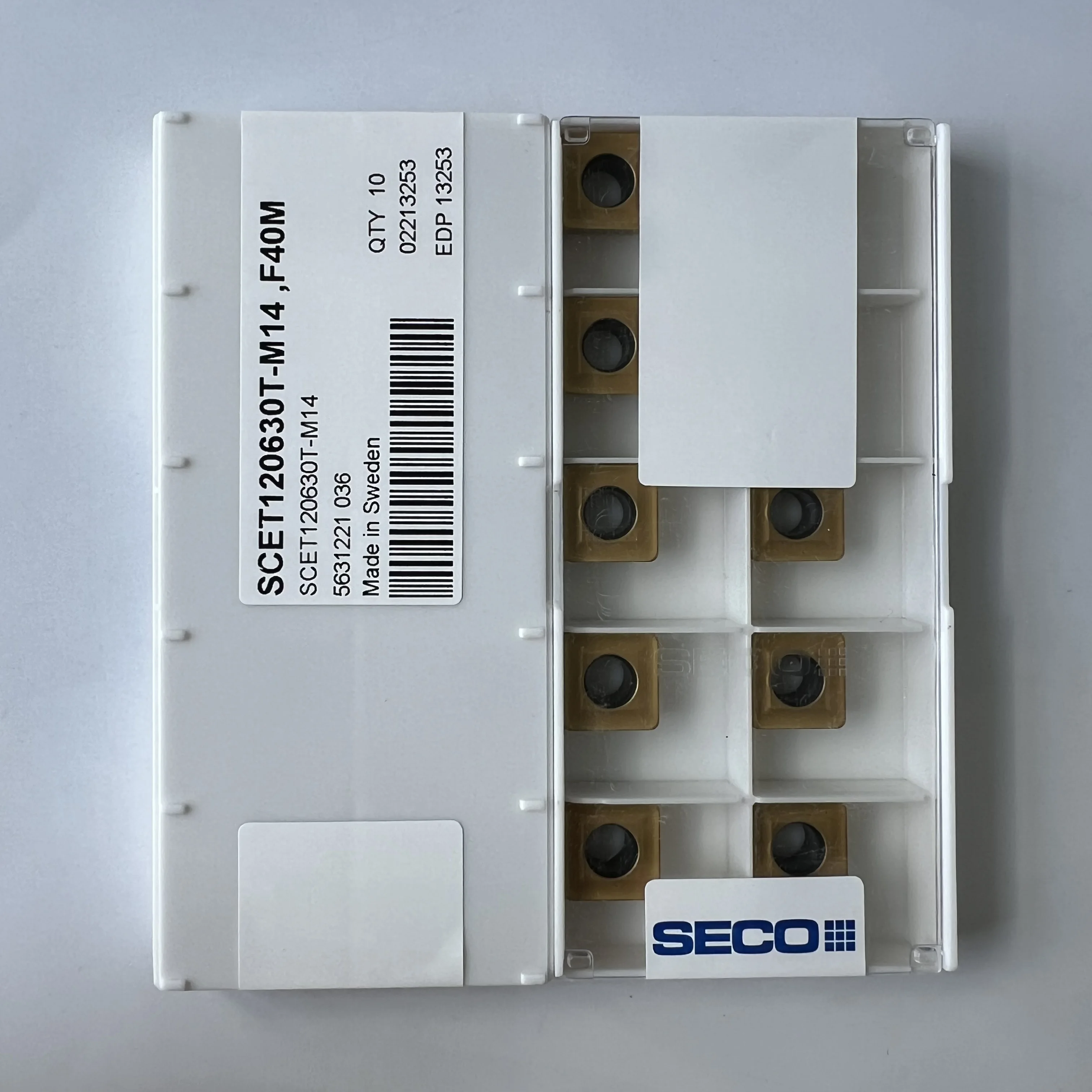

SCET120630T-M14,F40M / Original product CNC cemented carbide blade 10 Pcs
