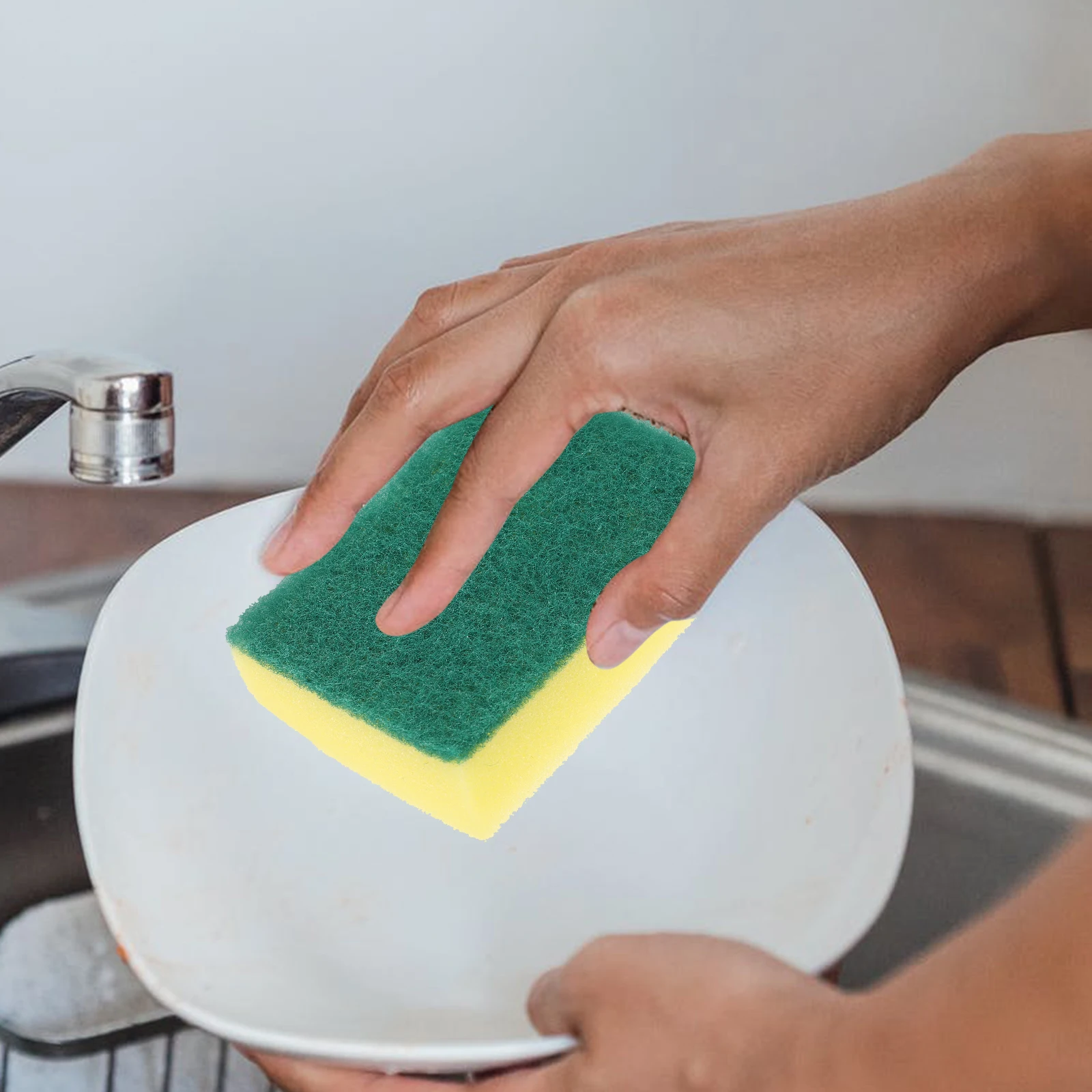 

24pcs Thickened Dishwashing Sponge Reusable Multi-use Cleaning Tools Scrubbers for Dishes Pots Pans Kitchen Utensils