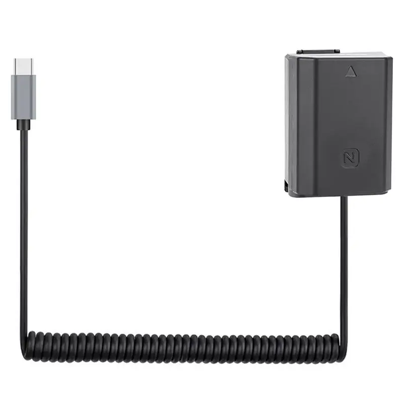 [NEW!】 AC Adapter DC Power Type-C To NP-FZ100 Dummy Battery For Sony ILME-FX3 A6600 A7M3 A7M3K A7RM3 A7RM4 A9 A9M2 A7M3 Cameras