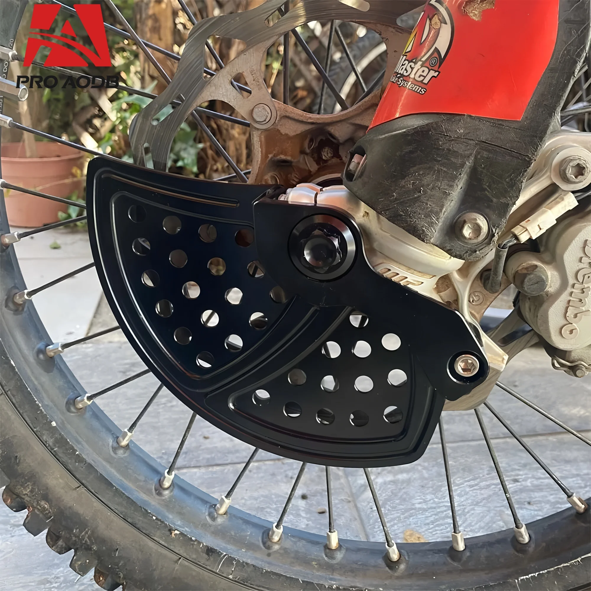 Racing Motorcycle Front & Rear Brake Disc Protector CNC Guard Cover For KTM 125 150 250 300 350 450 500 SX SXF XCF TPI Six Days view 3