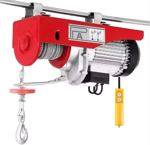 

High-Performance 500KG AC 220V Remote Control 12m Lifting Height PA500 Mini Electric Winch Hoist Steel Wire Rope Tool