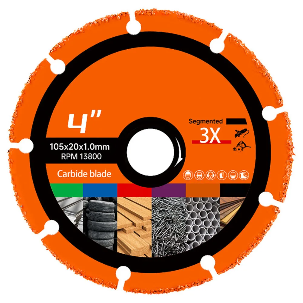 100x20mm Alloy Steel Cutting Disc Circular Saw Blade for For wood PVC Pipes Steel Nails Efficient Cutting Tool