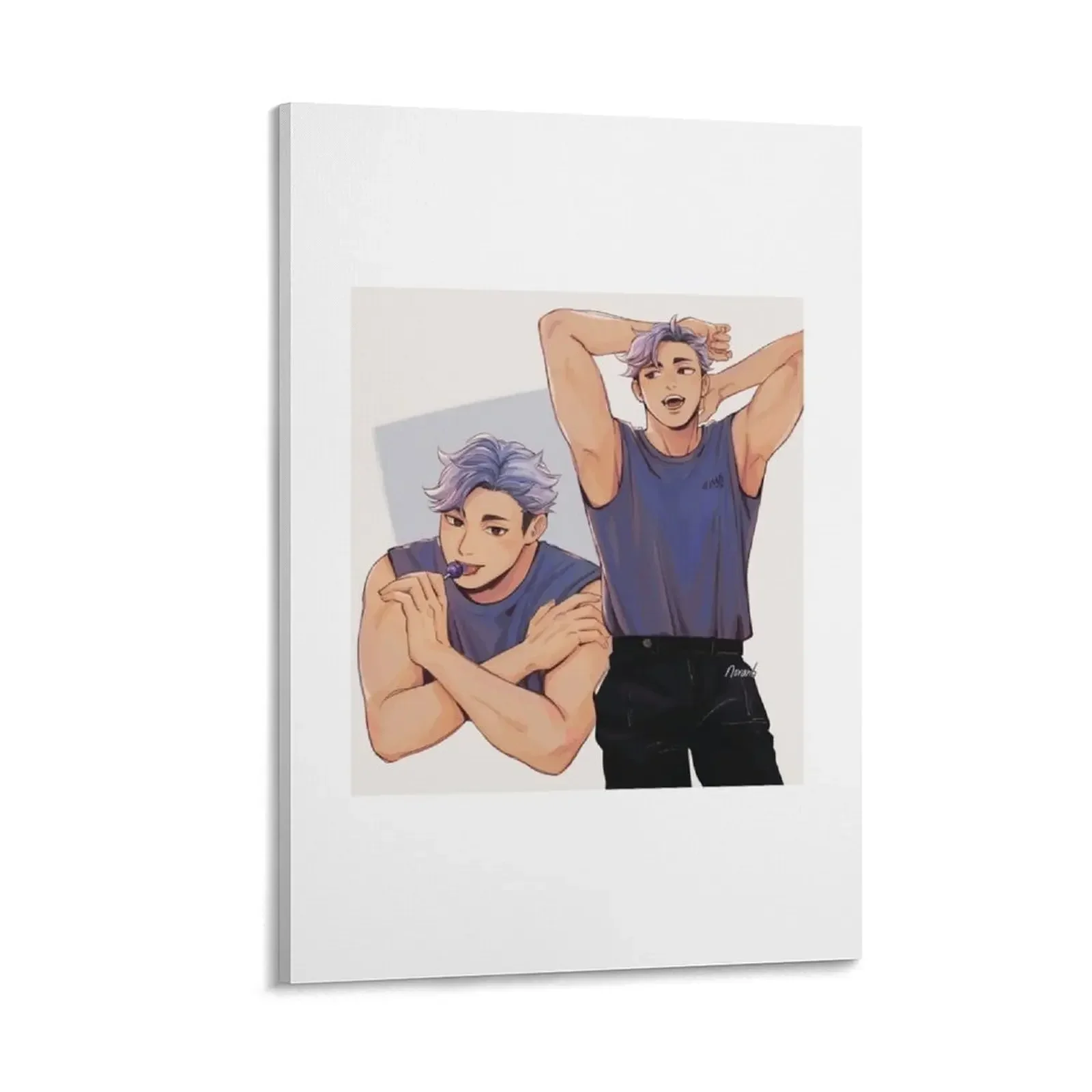 

blue atsumu Canvas Painting japanese room decor decorative pictures for living room art mural bedrooms decorations