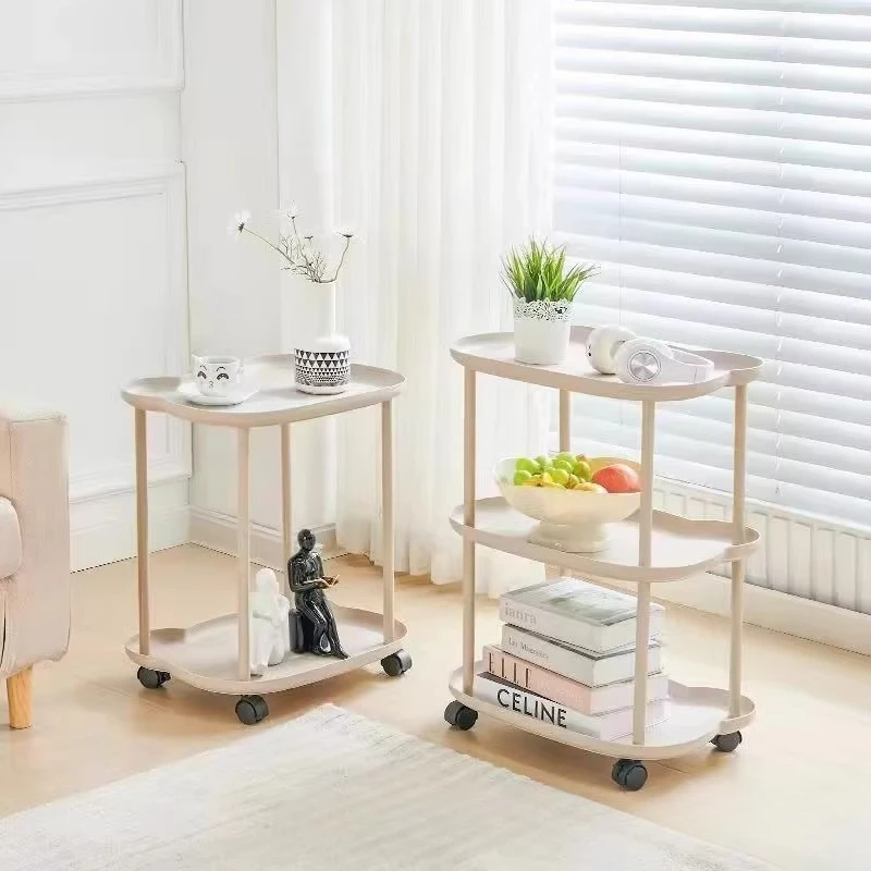 

Sofa side living room household coffee table shelf small apartment balcony corner bedroom bedside movable small table