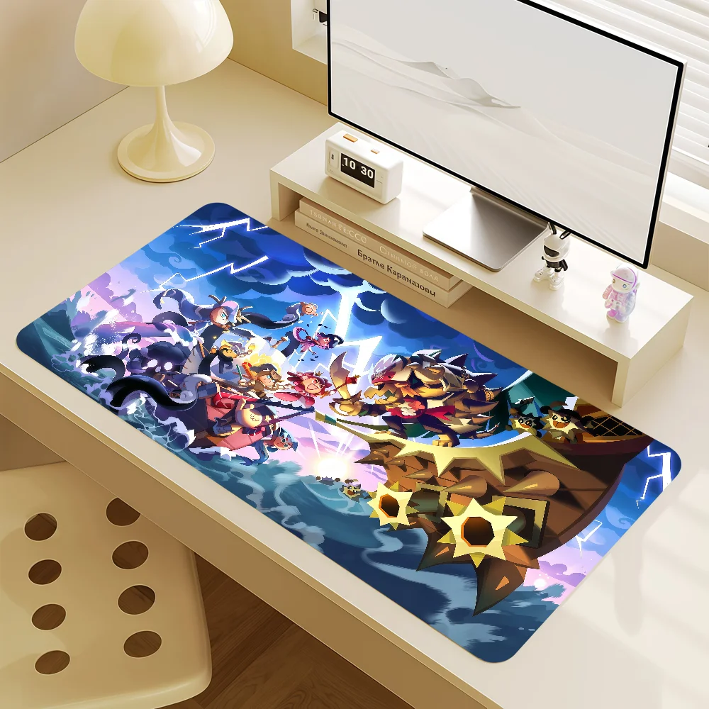 Mouse Run Pad MousePad Non-slip Kingdom Lockedge Office Student Gaming Game Thickened Large C-Cookie Writing Pad Cushion
