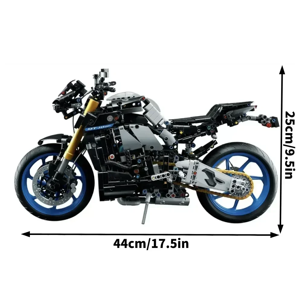 Technical 42159 MT-10 SP Motorcycle Model Building Blocks Advanced Building Set For Adults Bricks Toys Gifts Vehicles Collection