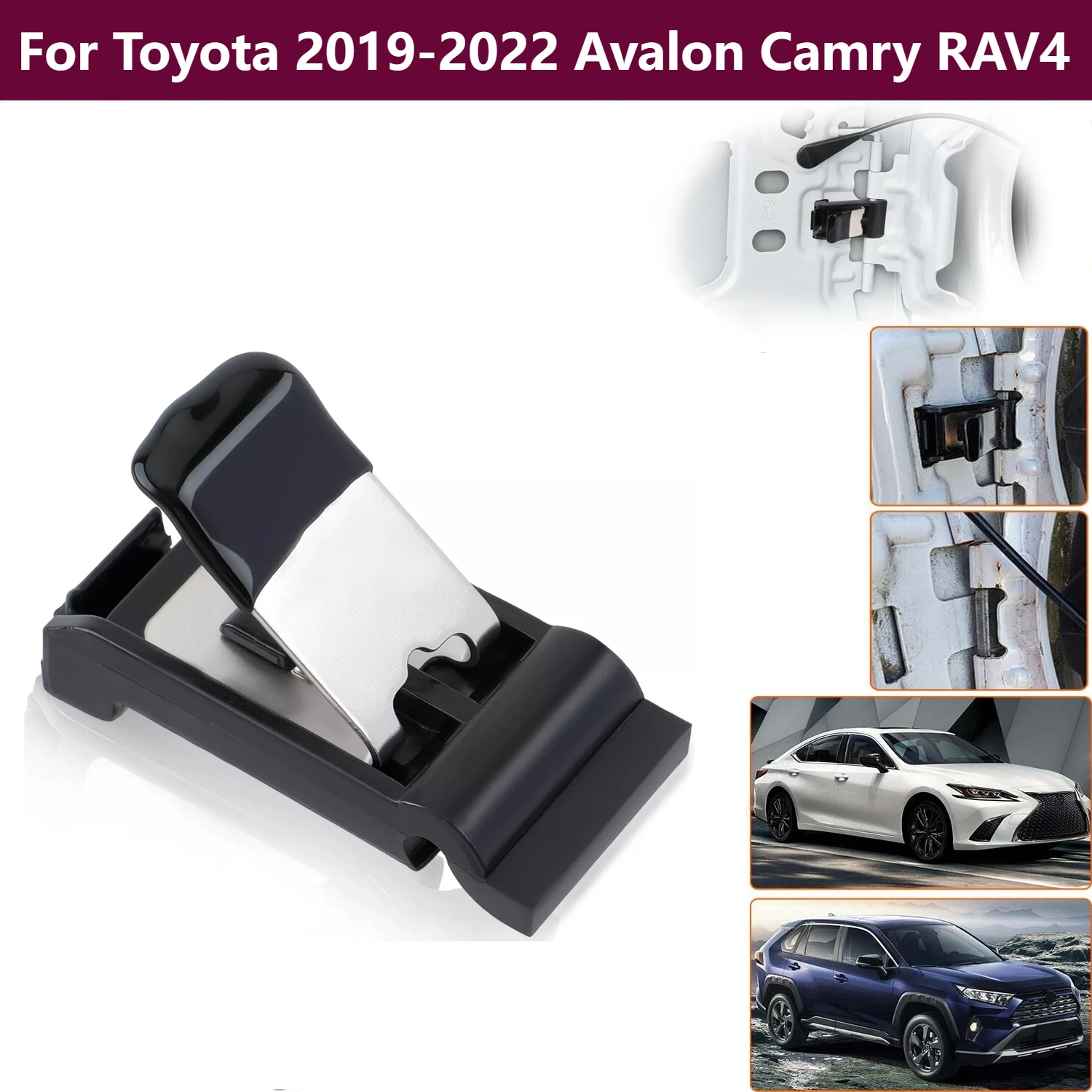 لتويوتا لاندكروزر 200 سلسلة VDJ UZJ URJ GRJ غطاء الوقود مشبك الباب الربيع 77360-35040 ، 7736035040