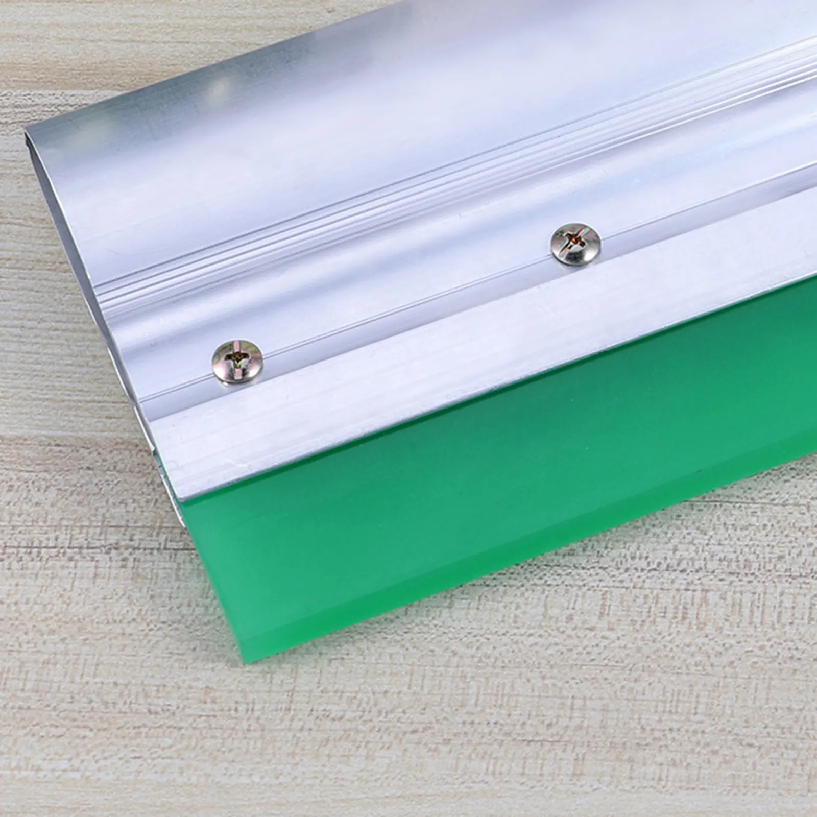 Professional Rubber Printing Squeegee 10Cm High Density Rubber Blade Precision Cut Handle for Textile Graphic Hand