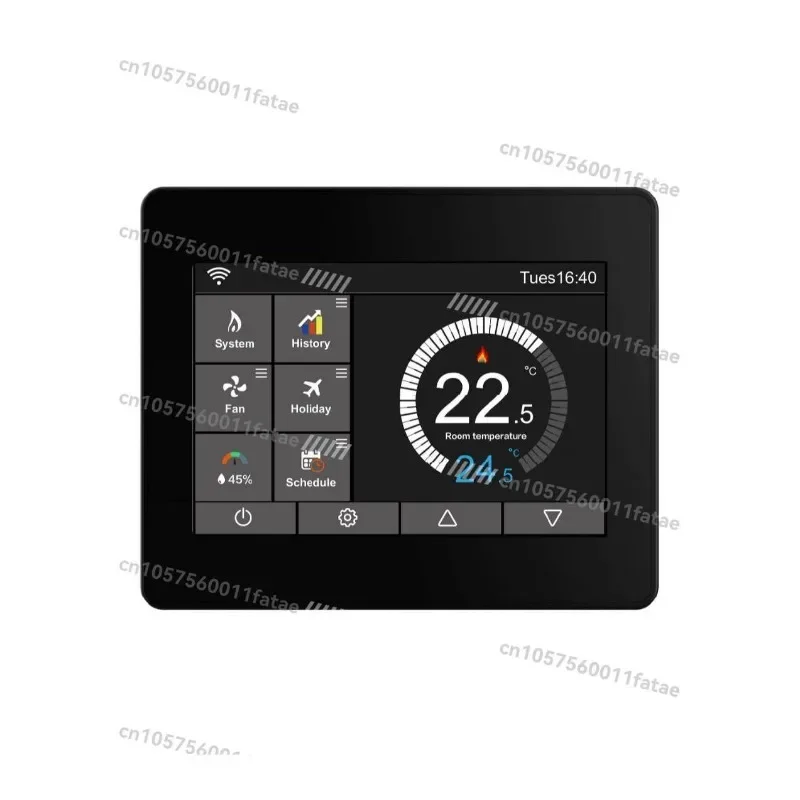 

Hot-selling Intelligent Thermostatic Control Heater, Adjustable Temperate Touch Screen MQTT Thermostat