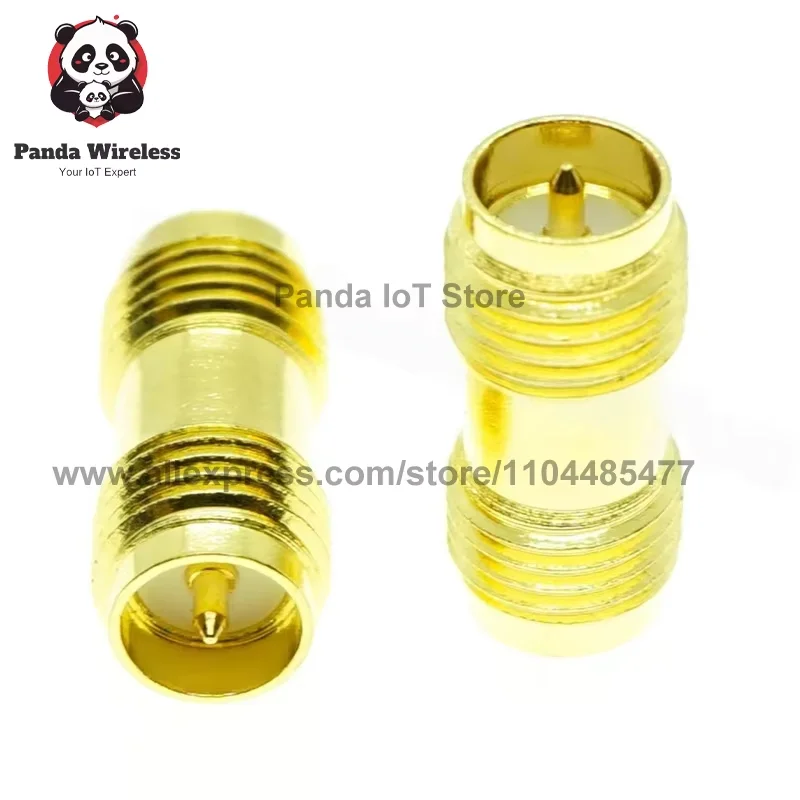 5pcs For Converter Antenna Copper Adapter SMA to SMA Connector male female Jack plug Triple RP SMA RPSMA Straight Right angle