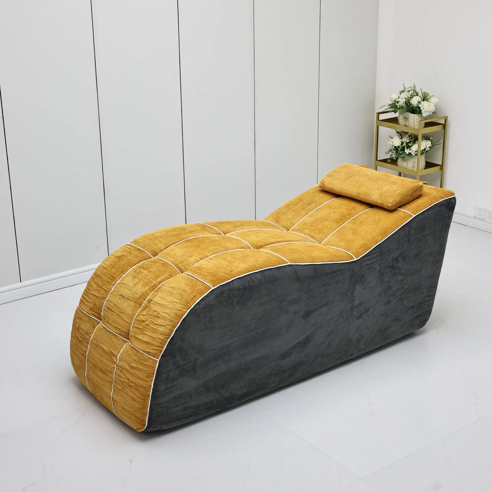 Beauty Bed Sofa Beds Comfortable Recline Furniture Suitable for the Rest Area of Beauty Salons & Barbershop Can Custom Color