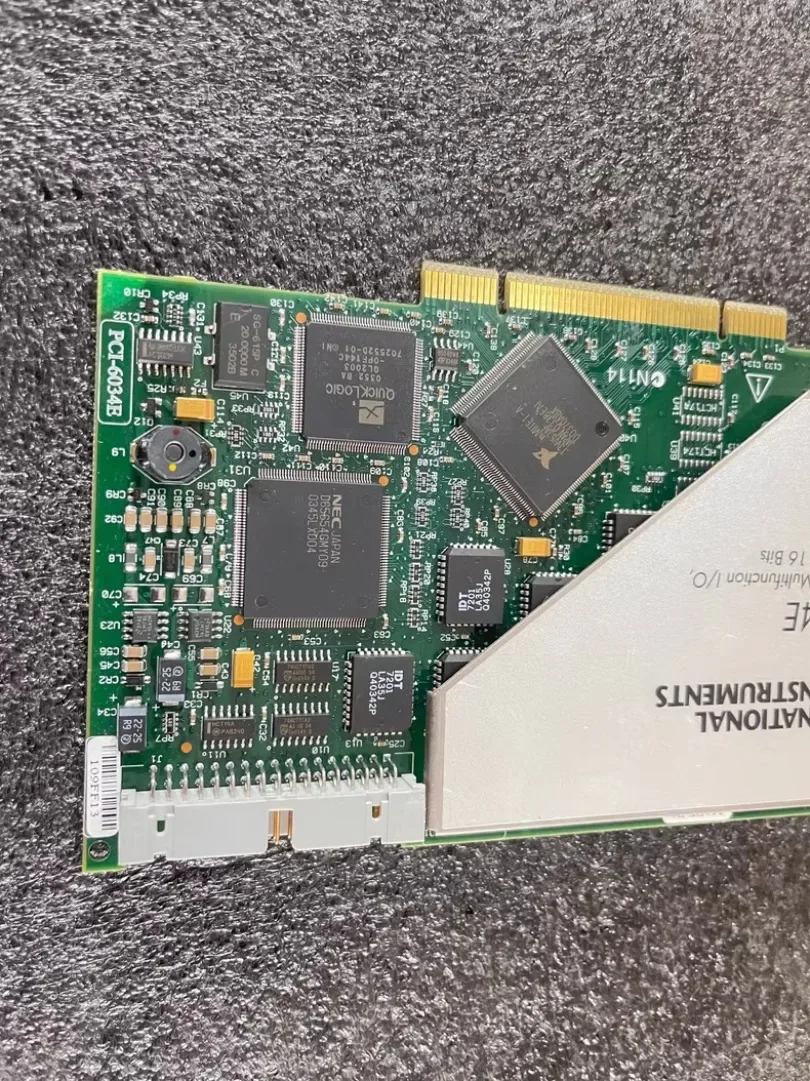 1PCNational Instruments NI PCI-6034E DAQ Card 16 bit Analog Input In Stock #familitrade
