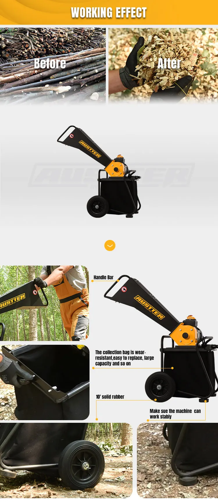 

Cheap CE Electric Mini Wood Shredder Chippers for Sale