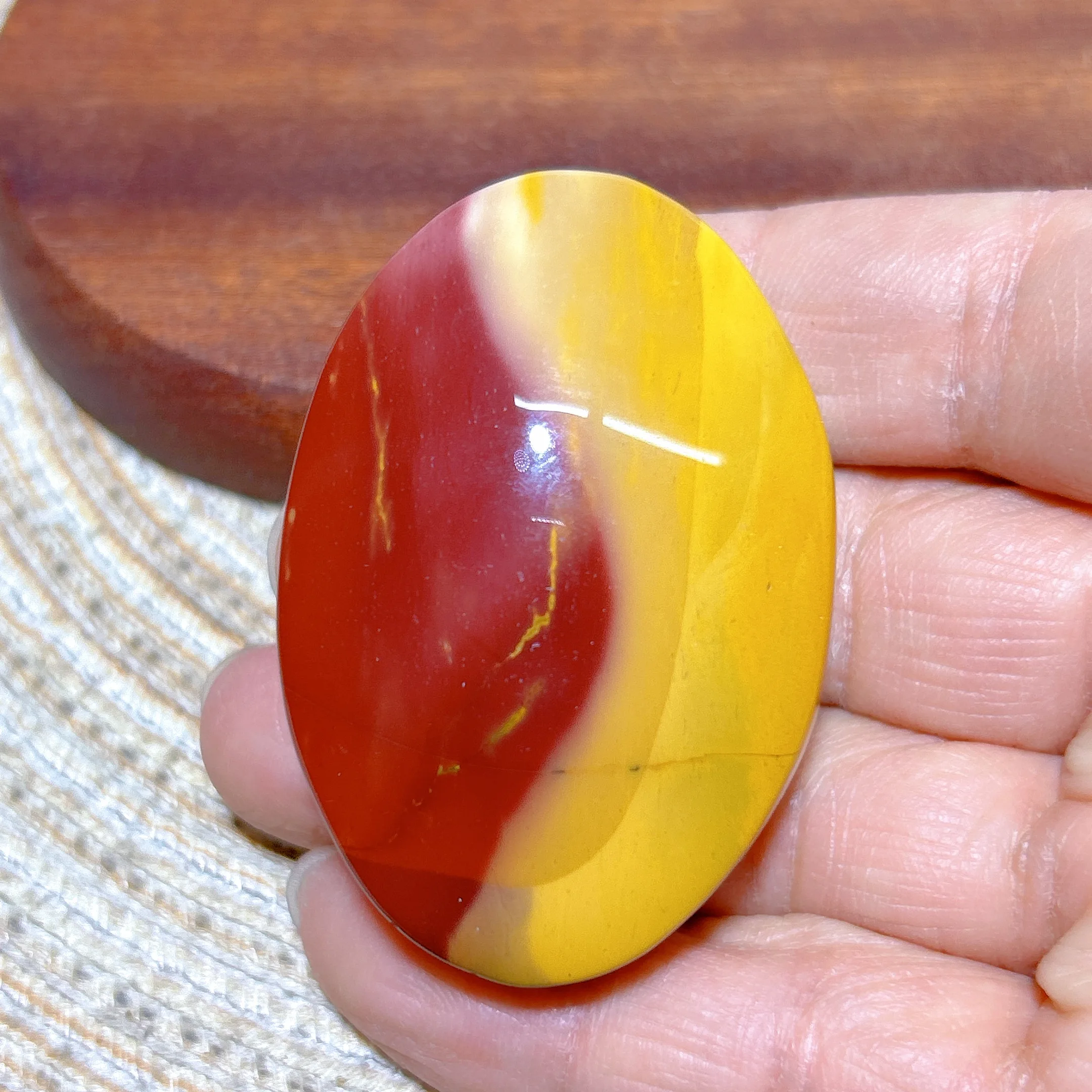 

High Quality Natural Crystal Mookaite Palm Polished Painting Colorful Gemstone Healing Energy Home Decorations Room Decor Gift