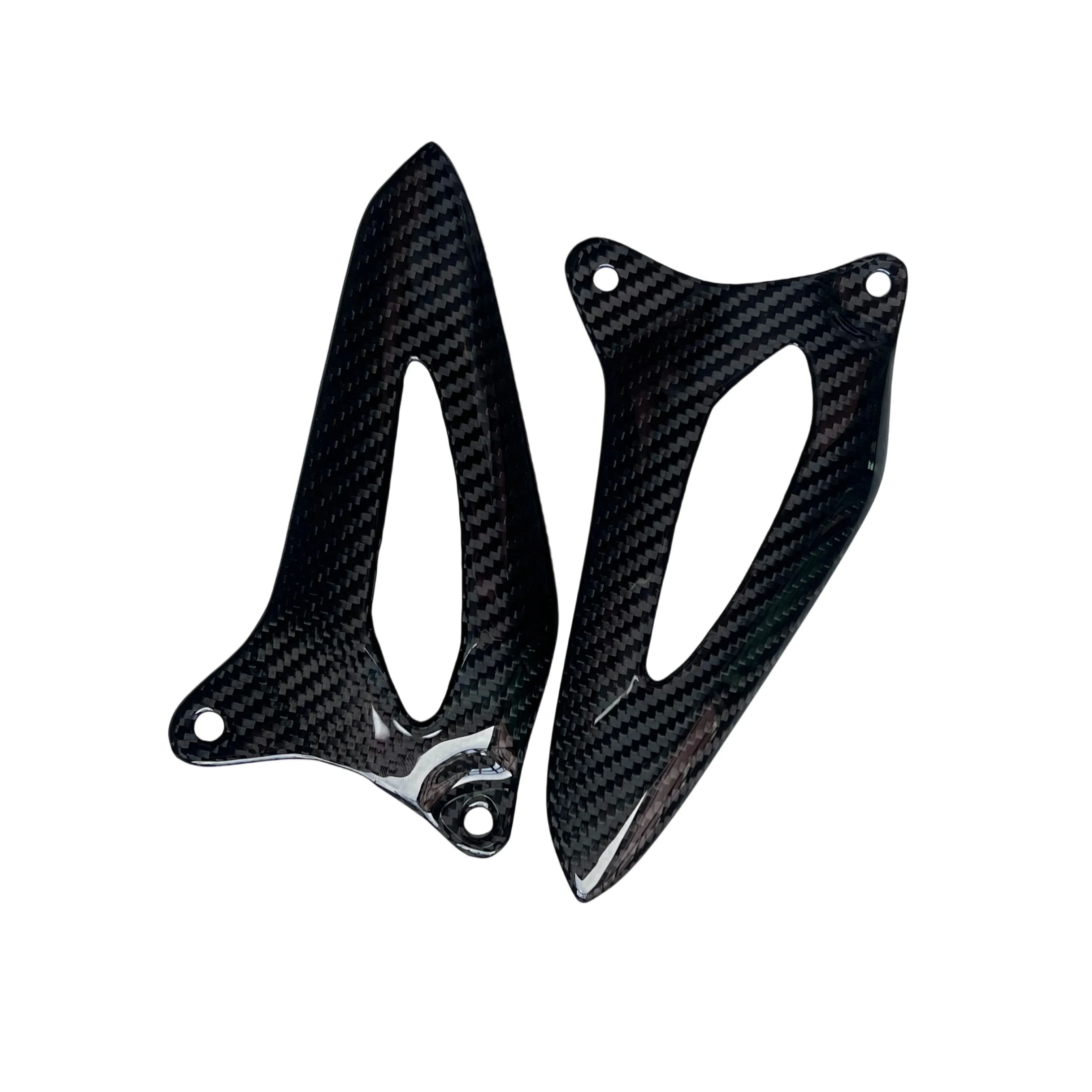 Plaques de protection de talon et repose-pieds en fibre de carbone pour Triumph Speed Triple 1200RS 1200RR 2021 2022 2023 2024 2025 – Accessoires moto