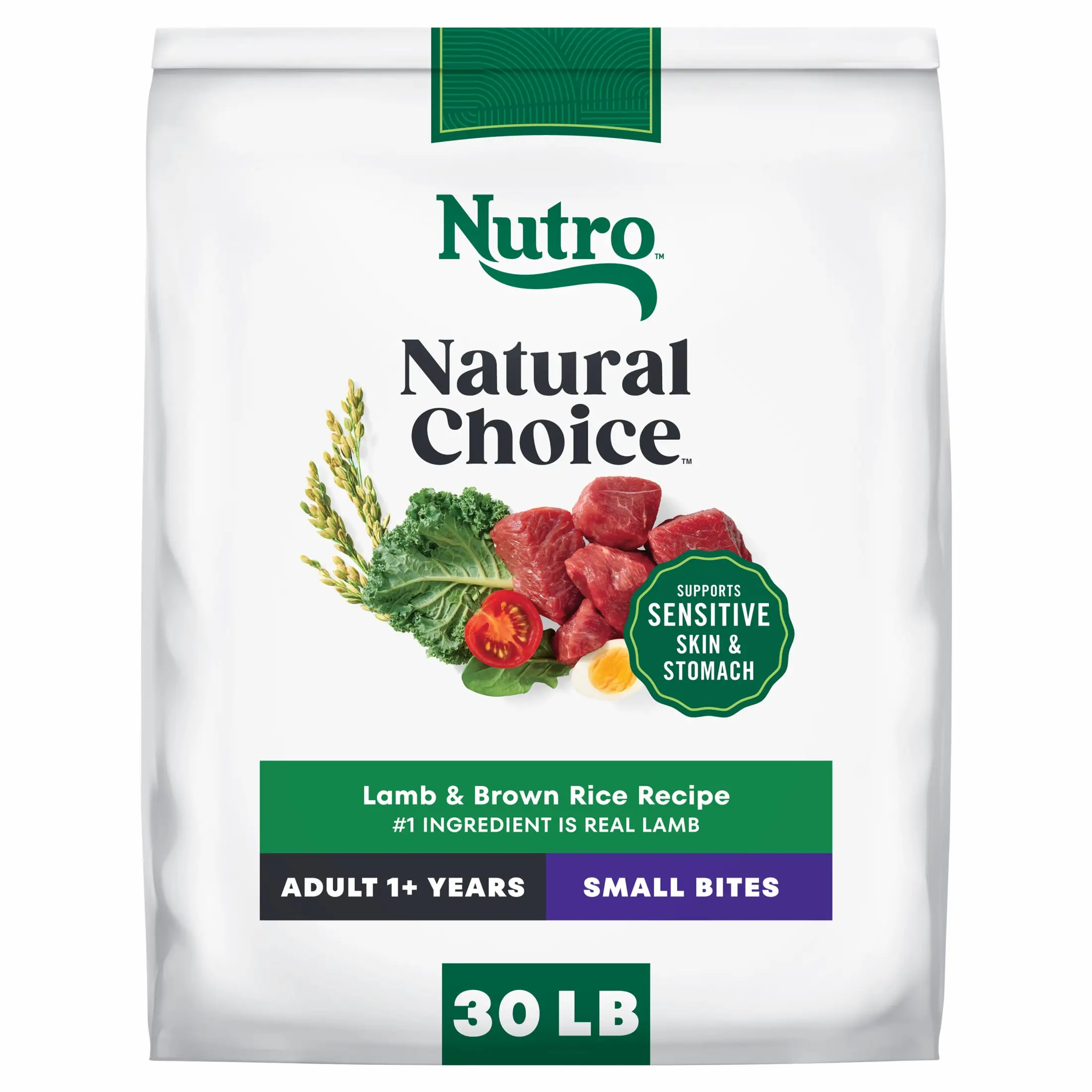 Natural Choice Adult Small Bites Lamb and Brown Rice Dry Dog Food 30 Pound Bag