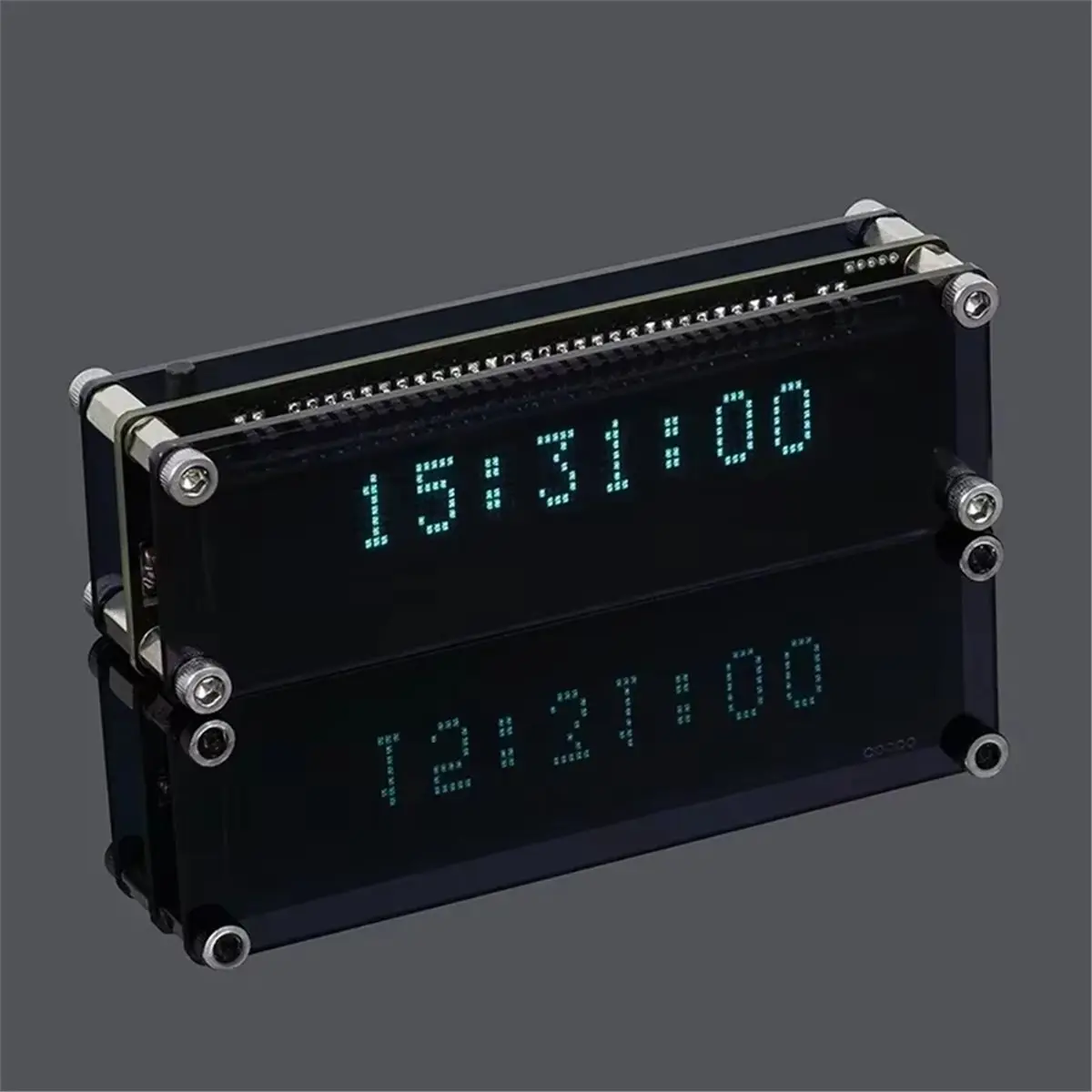 A32I New NVARCHER VFD Clock Vacuum Fluorescent Display WIFI Timing Automatic Calibration Gaming Atmosphere Desktop Decoration