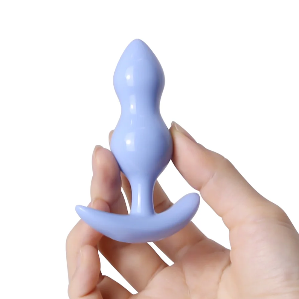 Couples Small Soft Silicone Anal Plugs Macaron Color Mini Butt Plug Stimulator Prostate Massager Anus Sex Toys For Women and Men