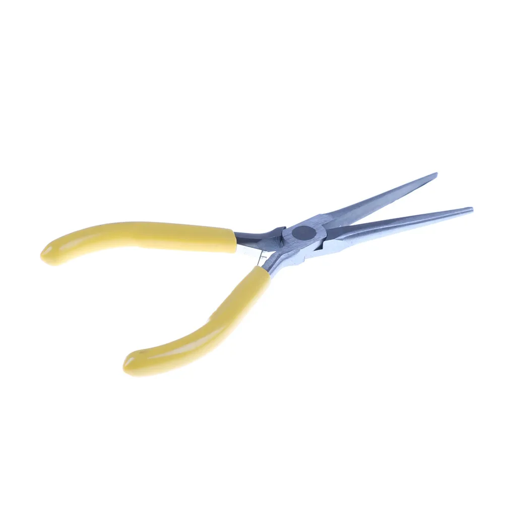 Multi Functional Mini Long Needle Nose Precision Pliers Modeling Jewellery Wire Work Small Plier Cutting 5 inch Hand Tool Yellow