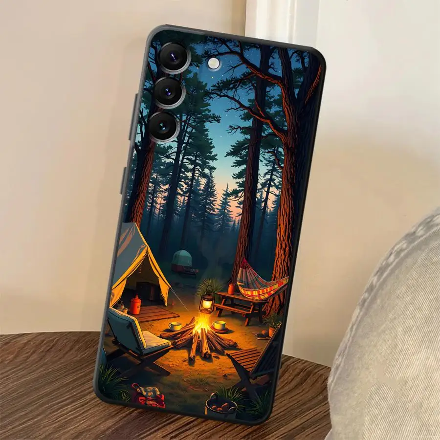 Phone Cover Case for Samsung Galaxy A05 A25 A16 A57 A15 A51 A73 A06 A23 A37 A12 A17 A13 A52 A36 A70 A41 A50 A53 Forest Adventure