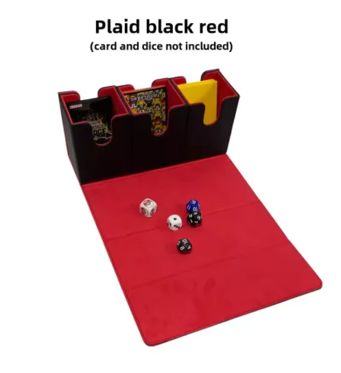 

Multifunctional 3-in-1 Card Box Storage Box Large Capacity Magic Magnetic Shine Card Box Set