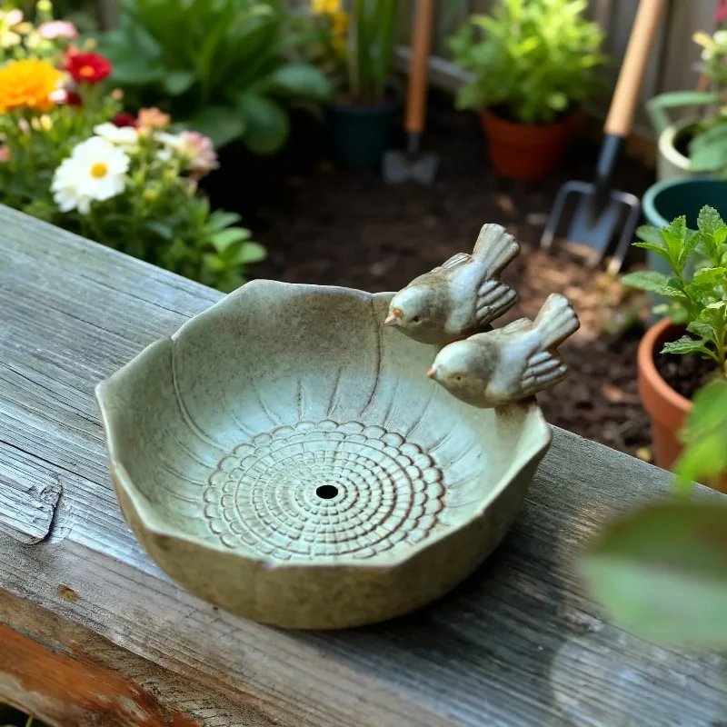 Money Grass Fish Farming Hydroponic Ceramic Flowerpot Narcissus Non Porous Money Creative Bowl Lotus Water Lily Copper