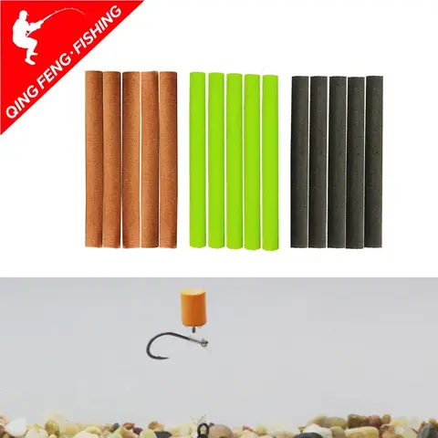 5Pcs 8mm  Cylinder Foam Rig Foam Sticks Hair Rig Floating Carp Fishing Fly Tying EVA Parachute Post